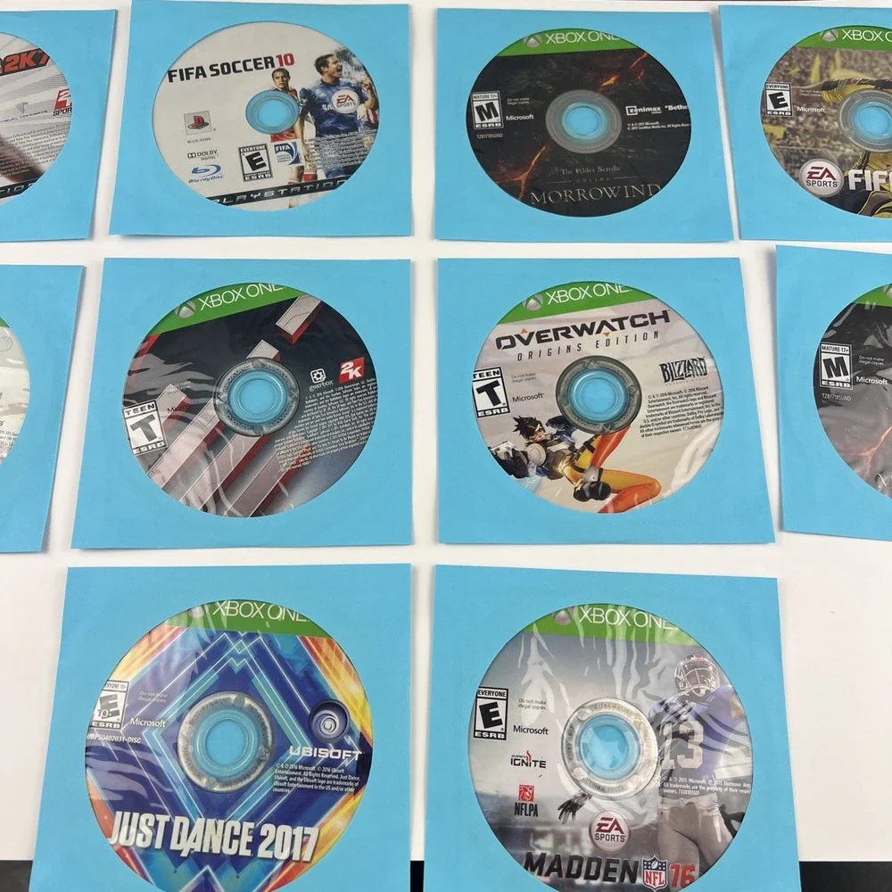Multi Platform Loose Discs Video Game - Lot Of 50 - AS IS Untested Scratches #8